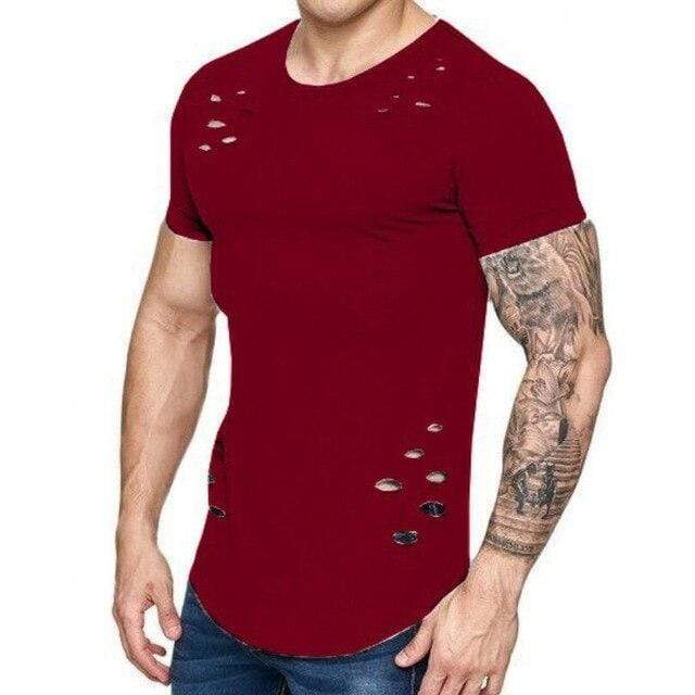 Hole Design T-Shirt