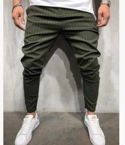 Casual Striped Pants
