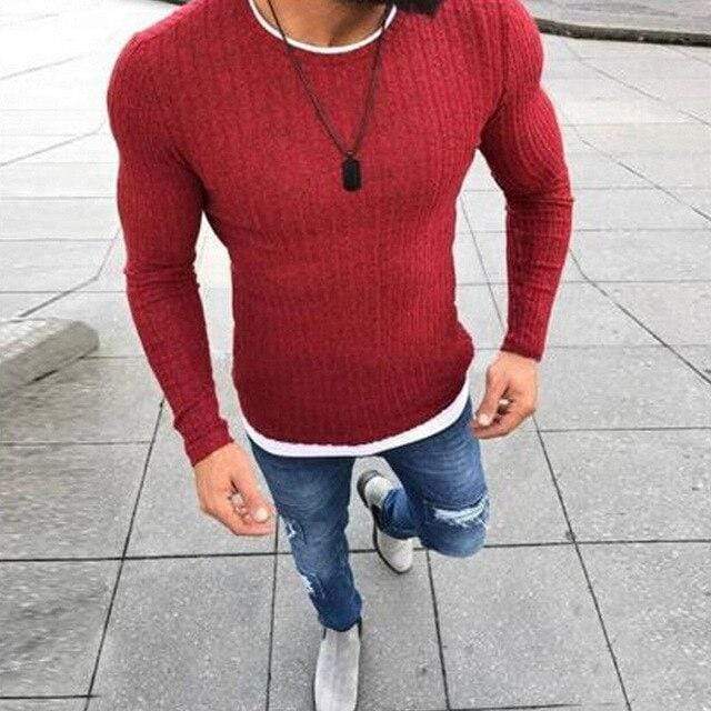 Solid Skinny Sweater