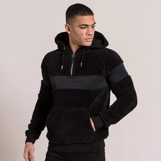 Quarter-Zip Fleece Hoodie