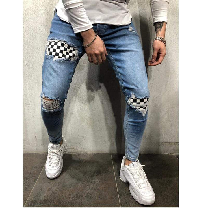 XCHEQUERED Jeans