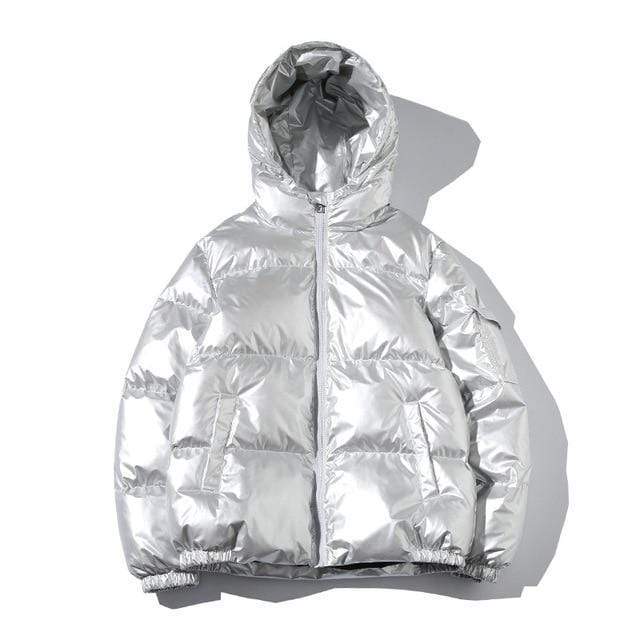 Glossy Puffer Jacket