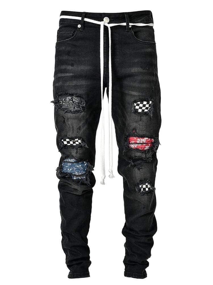 Biker Patch Jeans
