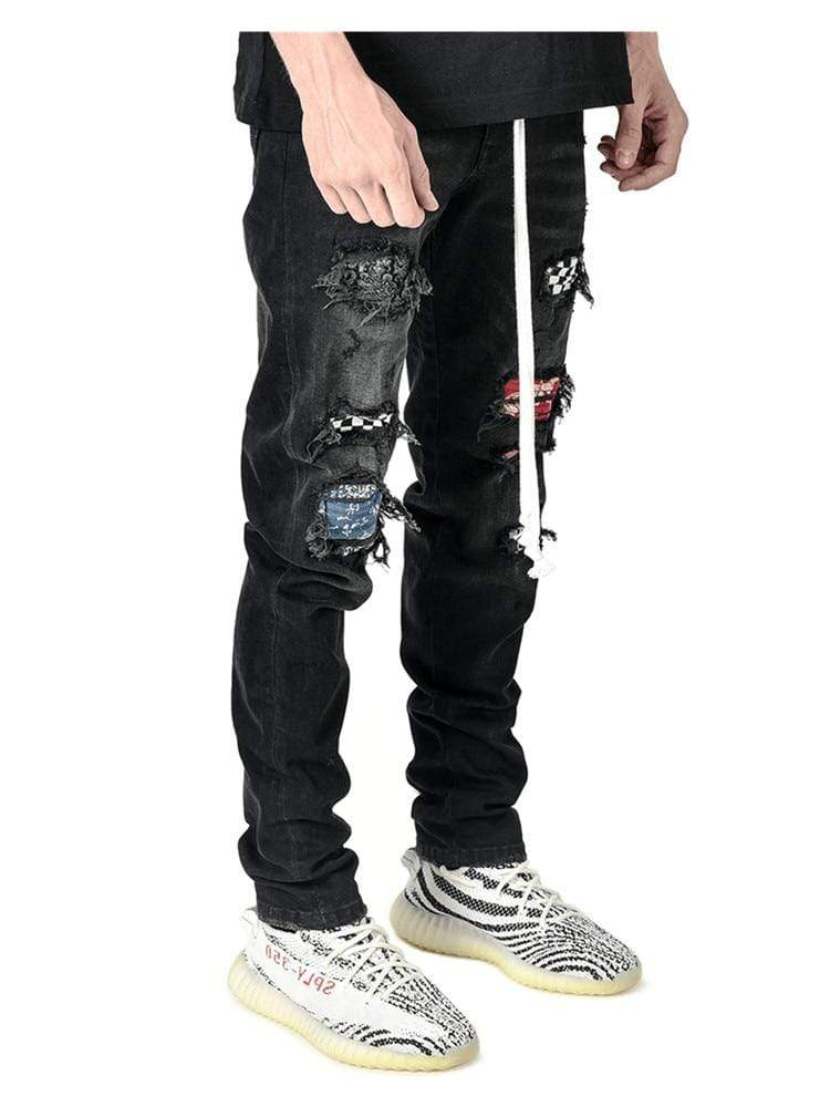 Biker Patch Jeans