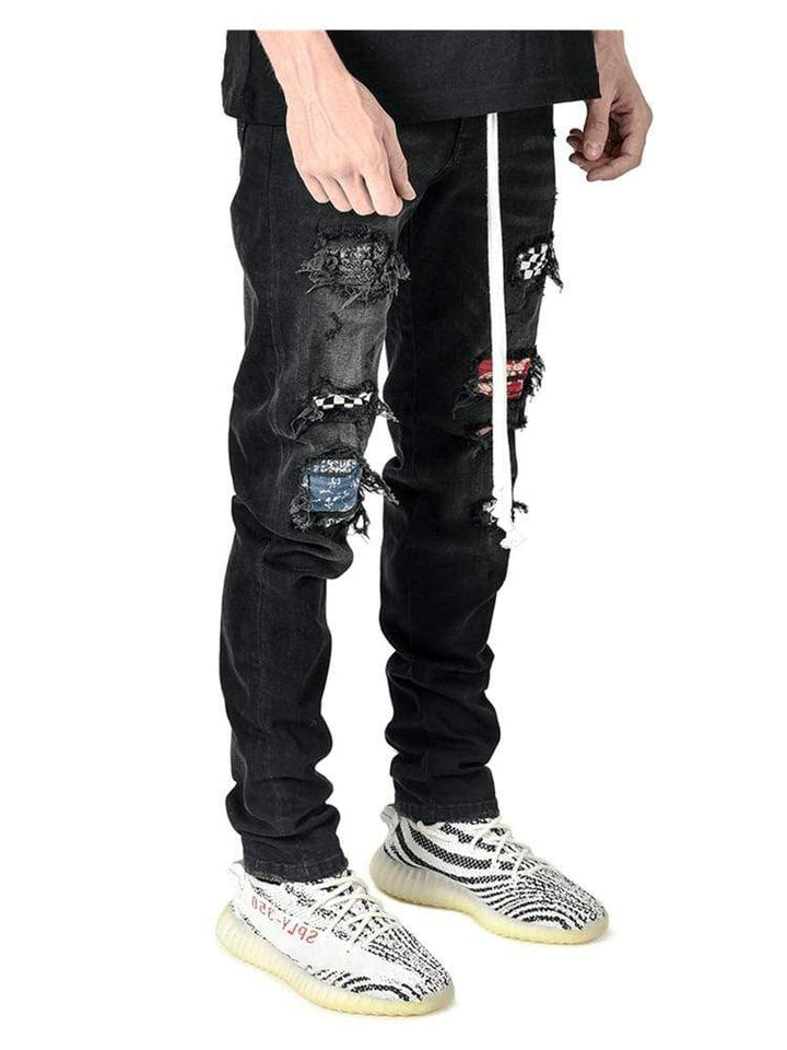 Biker Patch Jeans