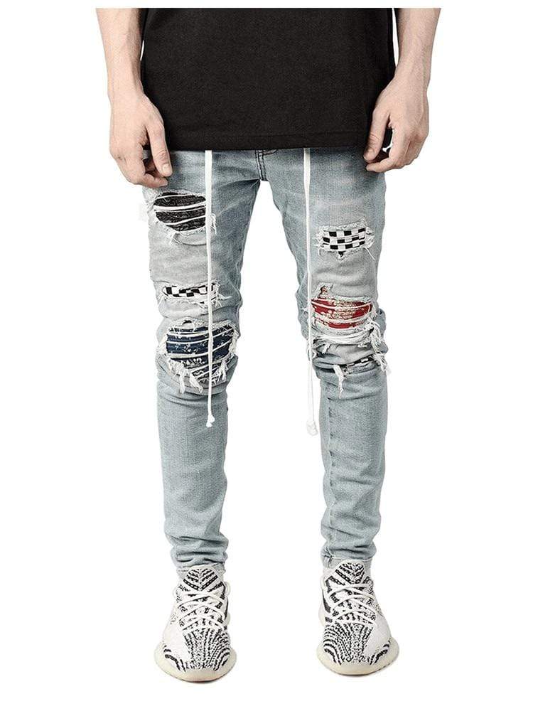 Biker Patch Jeans