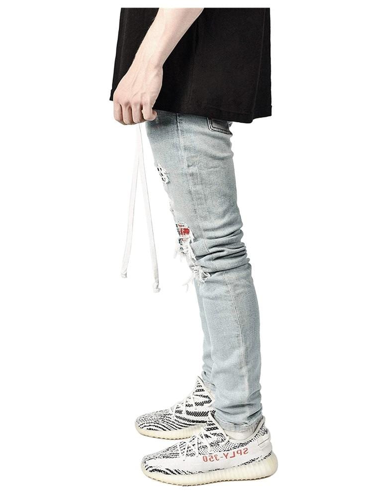 Biker Patch Jeans