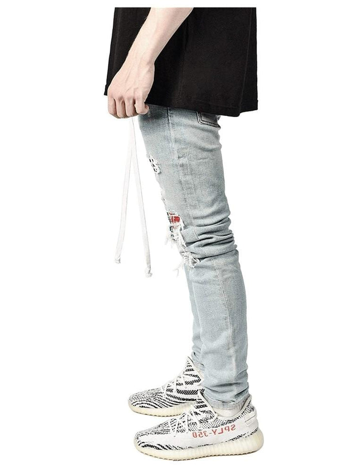 Biker Patch Jeans