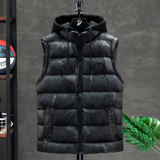 Camouflage Down Vest