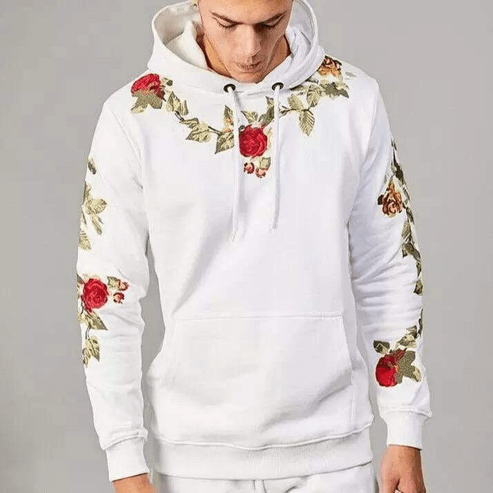 Rose Floral Hoodie